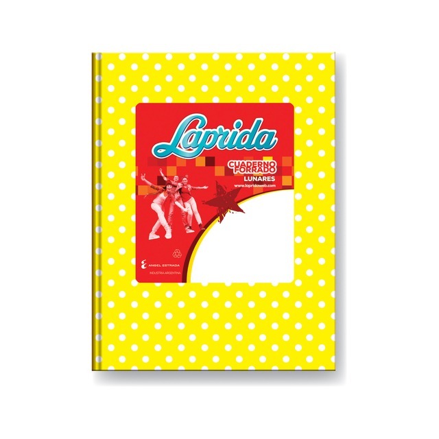 CUAD.T/DURA 50HR.16x21 LUNARES AMARILLO LAPRIDA