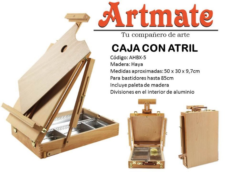 CAJA C/ATRIL 50x30x9.7cm.