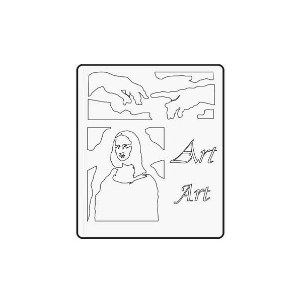 STENCIL 20x25cm.ART TURK