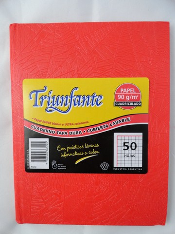 CUAD.T/DURA 50HC.ROJO TRIUNFANTE