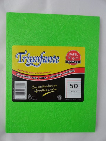 CUAD.T/DURA 50HR.VERDE CLA TRIUNFANTE