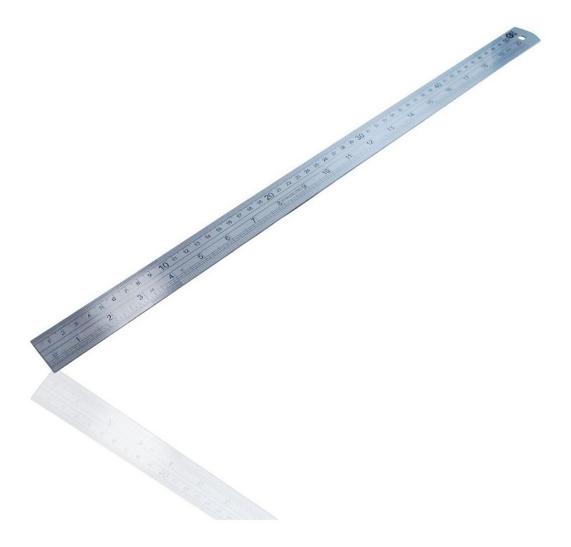 REGLA ACERO 60cm.