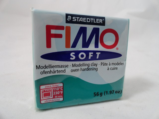ARCILLA POLIMERICA FIMO SOFT ESMERALDA 56grs.