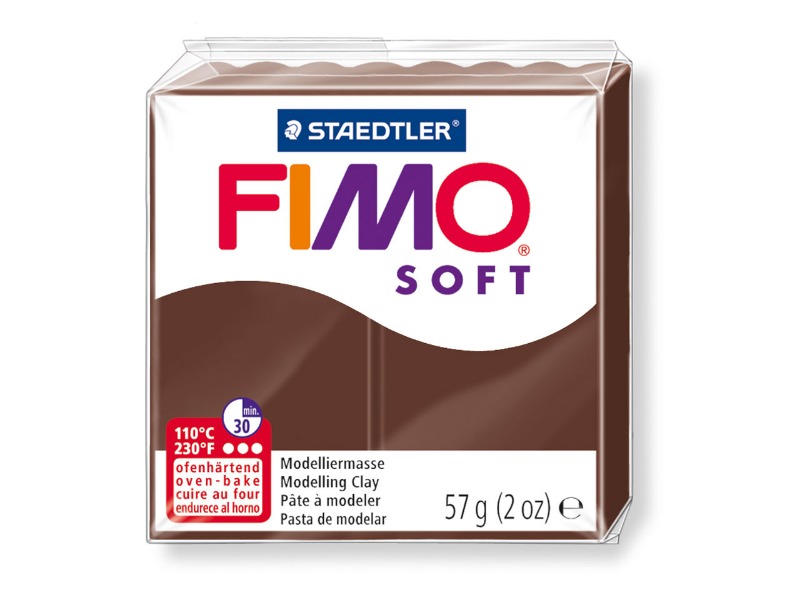 ARCILLA POLIMERICA FIMO SOFT CHOCOLATE 56grs.