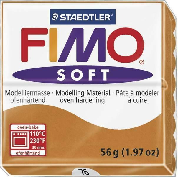 ARCILLA POLIMERICA FIMO SOFT COGNAC 56grs.