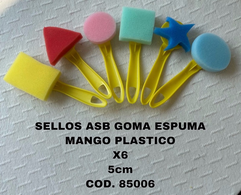 SELLOS G.ESPUMA C/FORMASx6u.