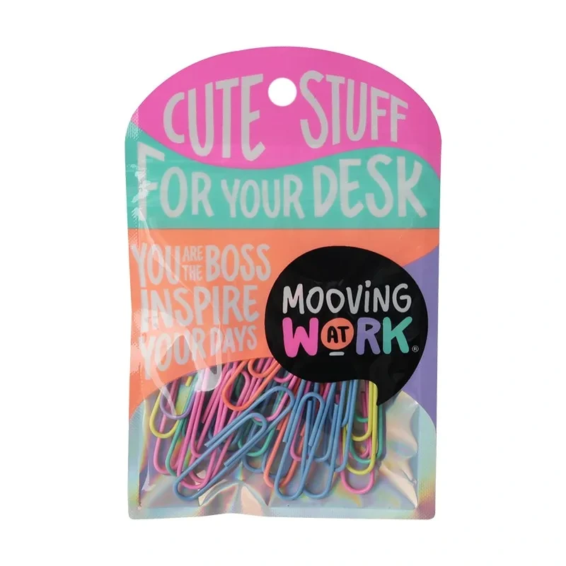 BROCHES CLIPS 50mm.x25u.MULTIC.MANIA MOOVING